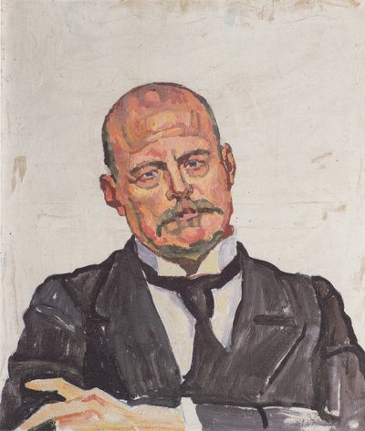 Portrait of Georges Navazza by Ferdinand Hodler